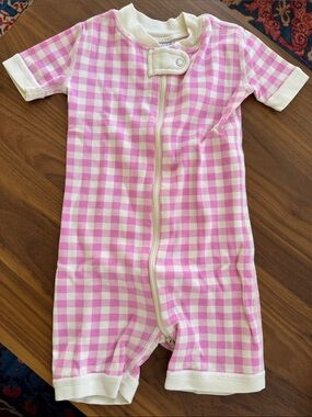 Hanna Andersson One Piece Romper Short Sleeves and Shorts, 12-18 Months